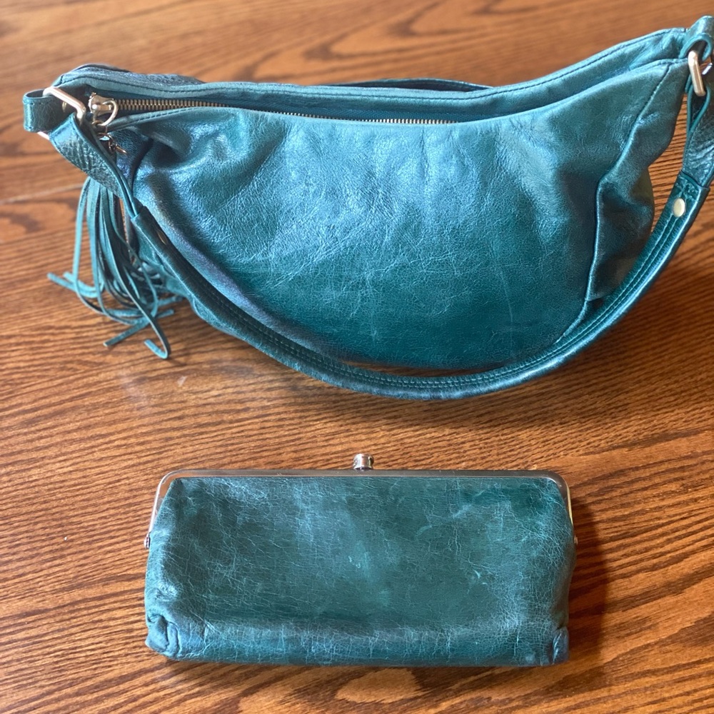Hobo purse and matching wallet